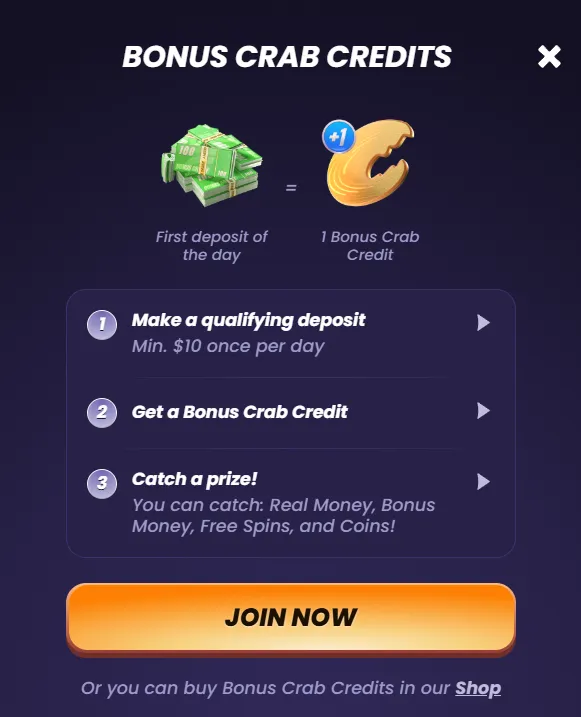 Bonuses and promotions